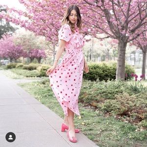 Pink Polka Dot Dress